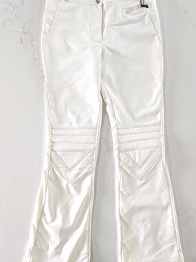 Fusalp Diana Marina Womens Ski Pants White Size 40 US L Stretch Softshell NWT